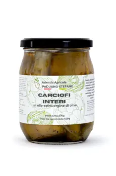 Carciofi interi sott'olio extravergine, Agricola Paduano